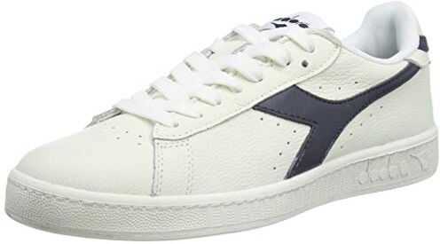 Diadora Game L Low Waxed, Sneaker Unisex Adulto, White Blue, 37 EU