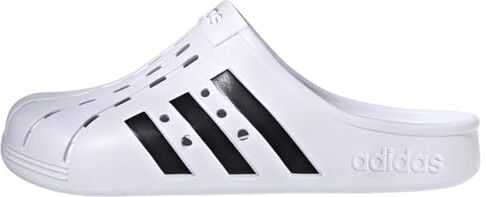 Adidas Adilette Clogs, Ciabatte Unisex-Adulto, Ftwr White Core Black Ftwr White, 47 EU