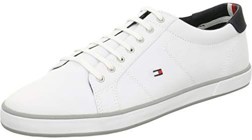 Tommy Hilfiger H2285arlow 1d Fm0fm00596, Sneaker Uomo, Bianco, 43 EU