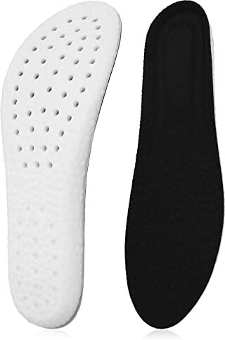 WLLHYF 1 paio di solette ortopediche in Memory Foam per uomini Solette per scarpe sportive di morbido comfort per scarpe da trekking, scarpe da ginnastica, stivali (Tagliabile 28,5 cm uomo UE 44,5)