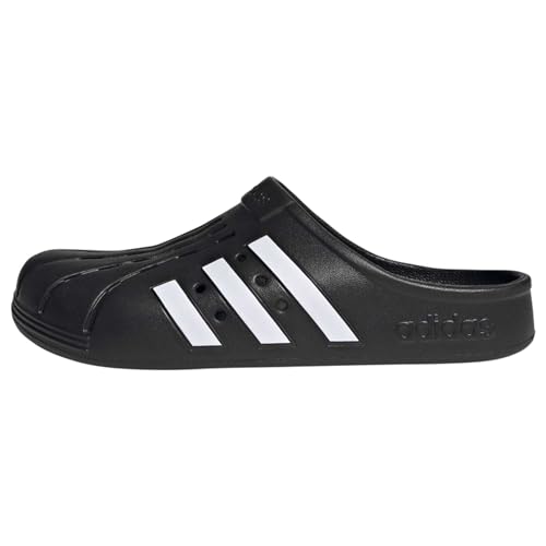 Adidas Adilette Clogs, Ciabatte Unisex-Adulto, Core Black Ftwr White Core Black, 48 2/3 EU