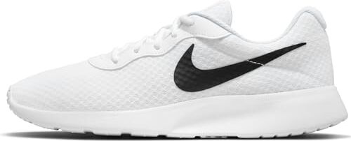 Nike Tanjun, Scarpe da Ginnastica Uomo, Bianco White Black Barely Volt, 44 EU