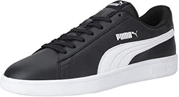 Puma Unisex Smash V2 L Scarpe da ginnastica,  Black  White, 44 EU