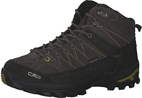 CMP RIGEL MID TREKKING SHOES WP, Scarpe da Trekking Uomo, Fango, 46 EU