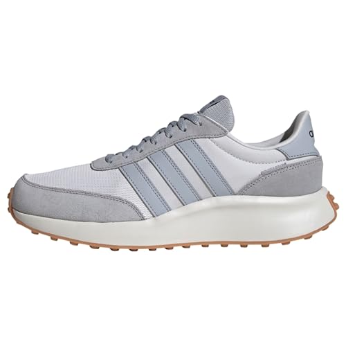 Adidas Run 70s Lifestyle Running Shoes, Sneaker Uomo, Dash Grey Halo Silver Core White, 45 1/3 EU
