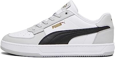 Puma Caven 2.0, Scarpe da ginnastica Unisex Adulto, White Black Gold 01, 45 EU