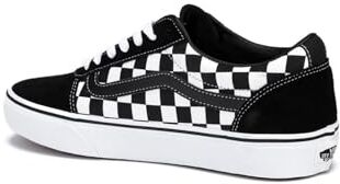 Vans Ward, Scarpe da Ginnastica Uomo, Checkered Black/True White, 45 EU