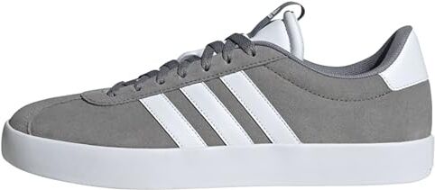 Adidas Vl Court, Sneaker Uomo, Grey Three Cloud White, 47 1/3 EU