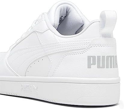 Puma Unisex Rebound V6 Low Scarpe da ginnastica,  White Cool Light Gray, 44 EU