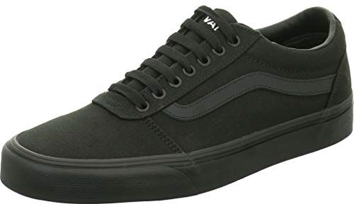 Vans Ward, Scarpe da Ginnastica Uomo, Canvas Black/Black, 42 EU