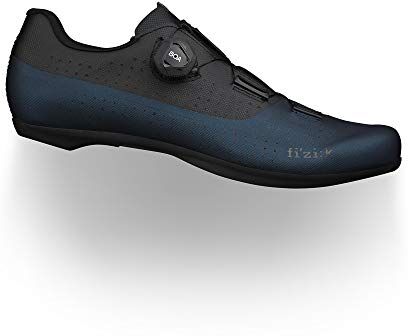 Fizik R4 Overcurve, Scarpe da Ciclismo Unisex Adulto, Blu/Nero, 36 EU