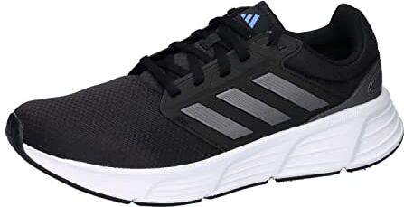 Adidas Galaxy 6 M, Sneaker Uomo, Core Black/Night Met./Blue Fusion, 45 1/3 EU