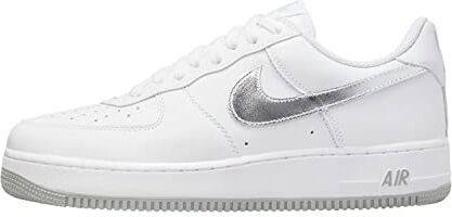 Nike Air Force 1 '07 Low Color of The Month White Metallic Silver  Size 43