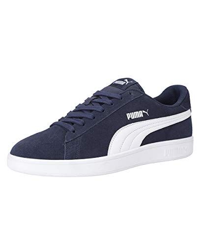 Puma Unisex Smash V2 Scarpe da ginnastica, Peacoat  Weiß, 43 EU