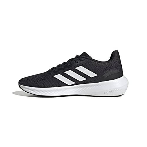 Adidas Runfalcon 3.0 Shoes, Sneaker Uomo, Core Black Ftwr White Core Black, 43 1/3 EU
