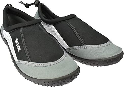 SEAC Unisex Adulto Scarpe da Scoglio, Asciugatura Rapida, Scarpe per Il Mare, la Spiaggia e la Piscina, Grigio, 41 EU