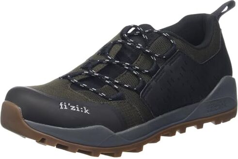 Fizik Terra Ergolace X2, Scarpe da Ciclista Unisex Adulto, Oliva e Caramello, 47