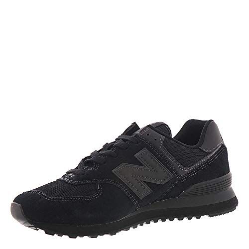 New Balance NB 574, Sneakers Uomo, Nero Triple Black Ete, 42.5 EU