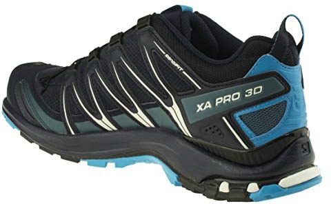 Salomon XA PRO 3D GORE-TEX, Scarpe da Trail Running Uomo, Navy Blazer / Hawaiian Ocean / Dawn Blue, 44 EU