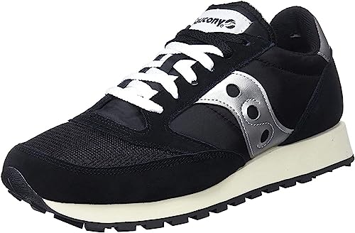 Saucony Jazz Original Vintage, Scarpe da Ginnastica Uomo, Black/White, 40 EU