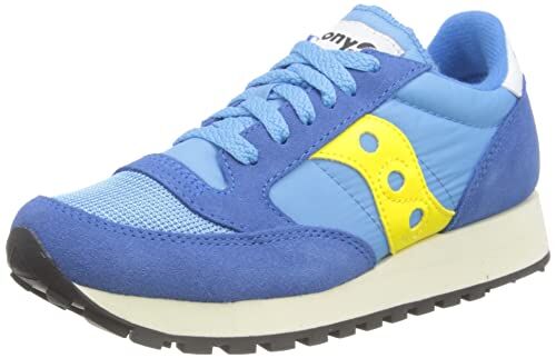 Saucony Jazz Original Vintage, Scarpe da Ginnastica Uomo, Blue/Yellow, 42 EU