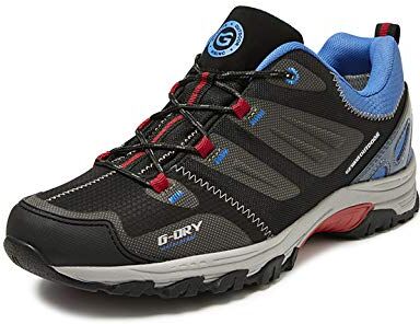 Gevavi Scarpe da trekking Hiking, 460, nero/grigio/blu/rosso, 46 EU