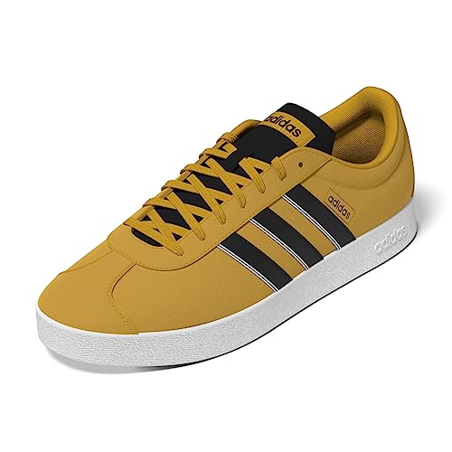 Adidas Vl Court, Sneaker Uomo, Preloved Yellow Core Black Black Blue Met, 44 EU