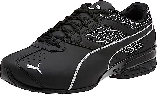 Puma Tazon 6, Scarpe da Ginnastica Uomo, Nero, 41 EU Larga