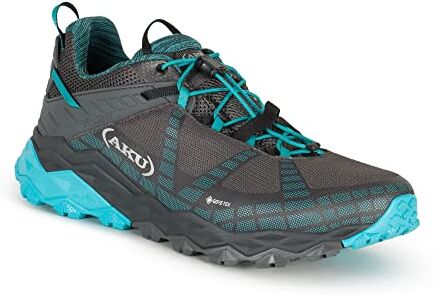 AKU Flyrock GTX W's, Stivali SENDERISMO Donna, Nero/Turchese, 43