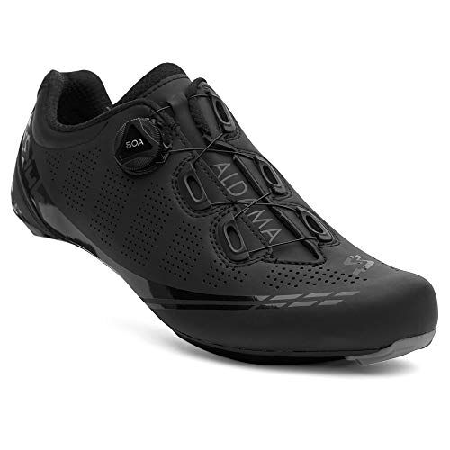 Spiuk Road, Scarpe da Strada ALDAMA Unisex-Adulto, Nero Opaco, 41 EU