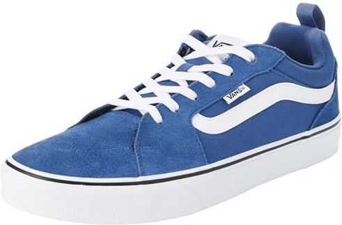 Vans Filmore, Sneaker Uomo, Tela Scamosciata Blu Bianco, 42.5 EU