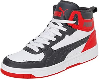 Puma Rebound Joy, Sneaker Unisex Adulto, Multicolore  White Asphalt High Risk Red, 41 EU