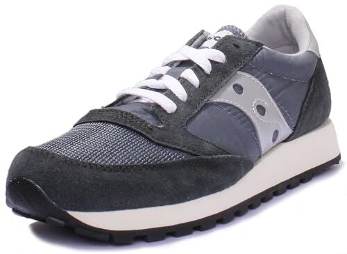 Saucony Jazz Original Vintage, Scarpe da Ginnastica Uomo, Blue/Navy/Silver, 49 EU