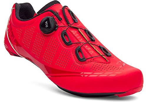 Spiuk Sportline Road Scarpe da Strada ALDAMA, per Adulti, Unisex, Colore Rosso Opaco, Taglia 42.