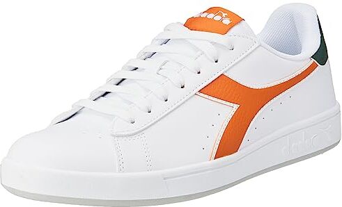 Diadora Torneo, Scarpe Da Ginnastica Unisex Adulto, White Burnt Orange, 40.5 EU