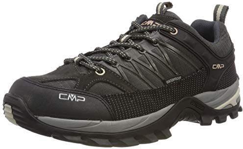 CMP Rigel Low Trekking Shoe Wp, Scarpe da Escursionismo Uomo, Marrone (Arabica Sand), 42 EU