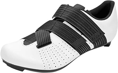 Fizik Scarpe da Ciclismo Tempo da Uomo, Bianco Nero, 40-40