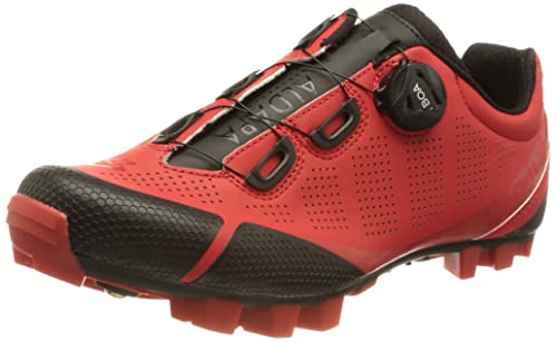 Spiuk Sportline Aldapa Mtb Scarpe da Ciclismo, Unisex Adulto, Rosso (Opaco), 44 EU