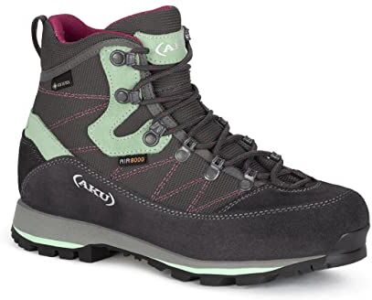 AKU Trekker Lite III GTX W's, Stivali SENDERISMO Donna, Grigio/Acquamarina, 43