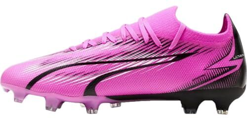 PUMA Scarpe da Calcio Ultra Match FG/AG da Uomo 44.5 Poison Pink White Black