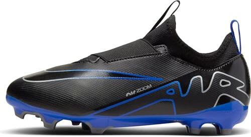 Nike Zoom Vapor 15 Academy, Scarpe da Calcio, Black/Chrome-Hyper Royal, 27 EU