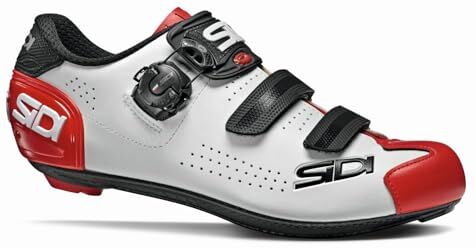 Sidi Alba 2 Scarpe da Ciclismo, Uomo, Bianco/Nero/Rosso, 40 EU