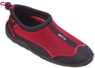 Beco Aquaschuhe Surfschuhe Stand Up Paddling Wattschuhe Neue Kollektion, Scarpe Unisex, Multicolore (Red/Black), 44 EU