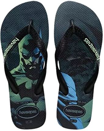 Havaianas Top Herois DC Infradito Unisex Adulto, Colore: Nero/Nero/Clay, Taglia: 41/42 EU