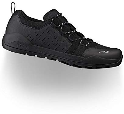 Fizik Terra Ergolace X2, Scarpe da Ciclista Unisex Adulto, Nero, 40 ½