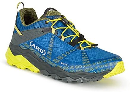 AKU Flyrock GTX, Stivali SENDERISMO Uomo, Blu/Lime, 46.5