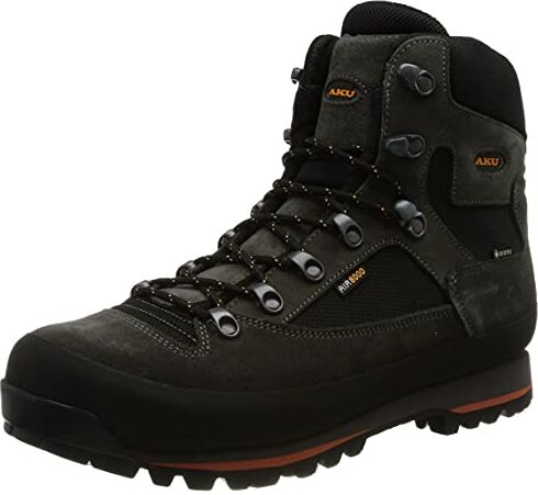 AKU Conero GTX, Mocassino Unisex-Adulto, Nero Grigio, 42 EU