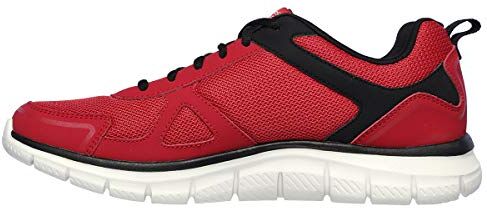 Skechers 52631 Sneaker Rosso/neroTessuto41