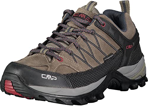 CMP Rigel Low Trekking Shoes Wp, Uomo, Torba Antracite, 44 EU