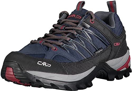 CMP Rigel Low Trekking Shoe Wp, Scarpe da Escursionismo Uomo, Nero (Asphalt Syrah), 40 EU